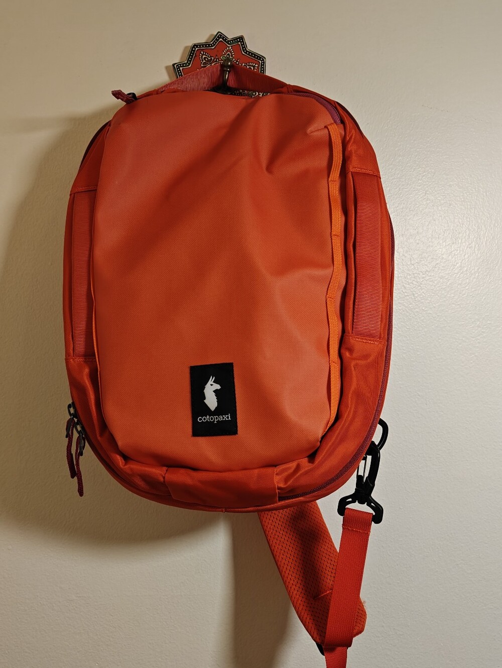 Cotopaxi 13L Chasqui sling bag- Coral Red Color